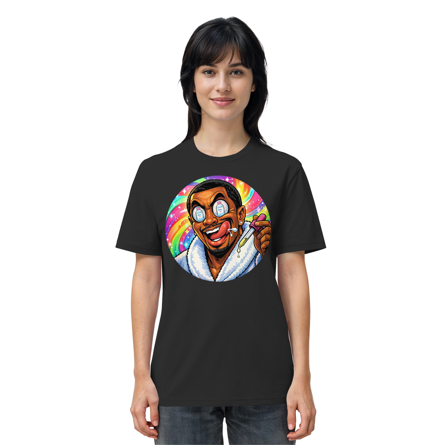 Funny Baby Oil T-Shirt - Organic Shirt